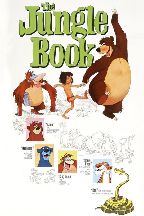 ดูหนังออนไลน์ฟรี The Jungle Book (1967) เมาคลีลูกหมาป่า